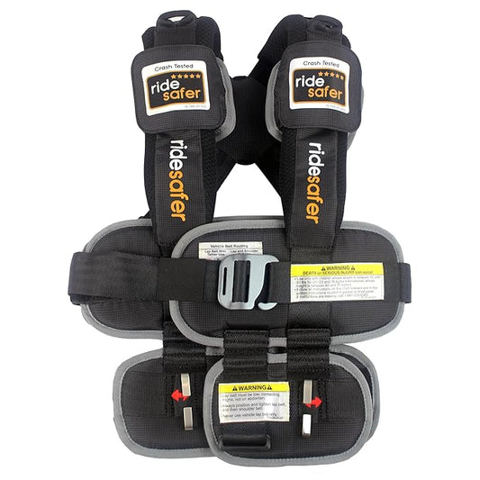 Large Black, Lightweight, Compact, Portable Car Seat - Perfect for Travel and Everyday Child Safety