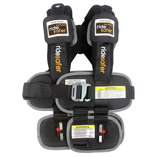 Small Black, Lightweight, Compact, Portable Car Seat - Perfect for Travel and Everyday Child Safety