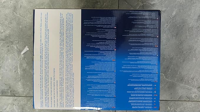 fisca Remote Control Airplane RC Amphibious Plane 2.4Ghz 3 Channel Foam Drone RTF Aircraft Take Off from Land and Water, with Gyroscope and 2 Batteries for Kids 14+ Years Old