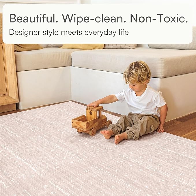 Lillefolk Baby Play Mat for Floor – 6x6ft Dusk | Soft Non Toxic Premium EVA Foam Tiles for Tummy Time, Crawling & Playroom – Waterproof Interlocking Floor Mat for Babies & Toddlers (9 Tiles)