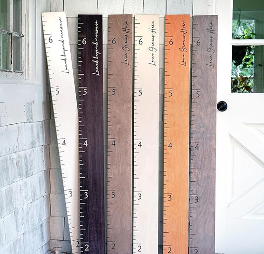 Personalized Growth Chart for Wall - Kids Height Ruler, Wooden Growth Chart for Kids, Wall Ruler for Kids Height Measurement and Height Growth Chart for Home - Kids Sizing Chart