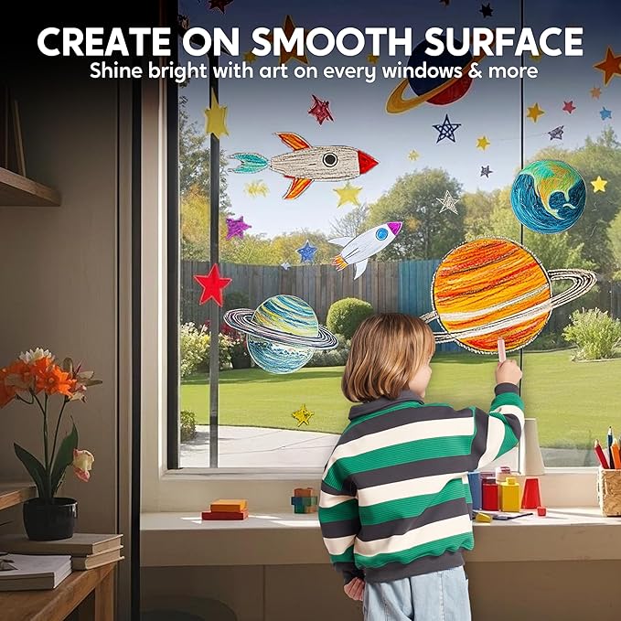 JOYIN 36 PCS Silky Crayon for Kids, Toddler Twistable Crayon, 12 Colors, Art Supplies, School Supplies, Kids Indoor Activities