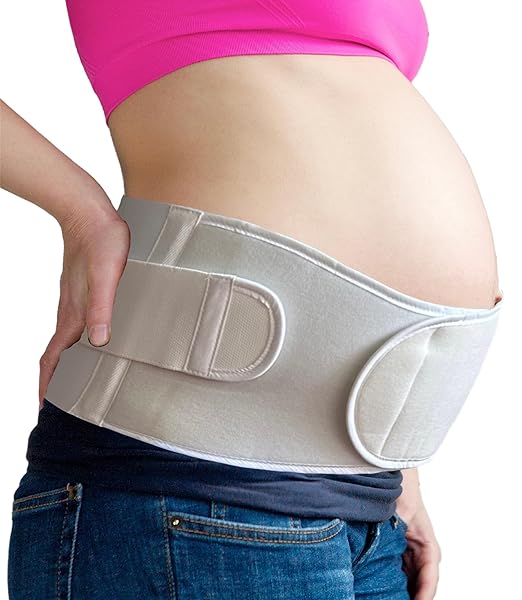 MaternaBelt Adjustable Pregnancy and Back Brace 8 Inch - Large
