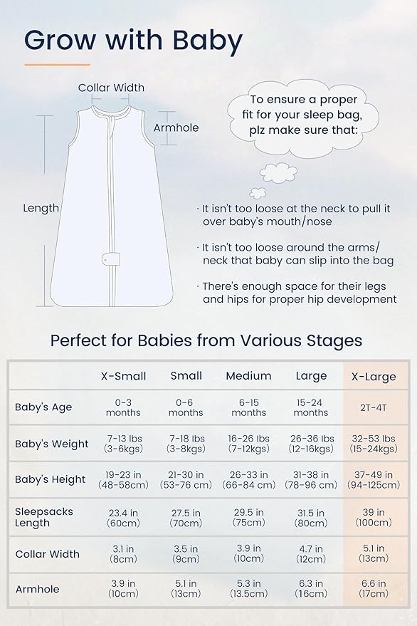 TotAha Toddler Sleep Sack 2T-4T, Soft Wearable Blanket Baby Sleep Bag, Light 0.5 TOG or Medium-weight 1.0 TOG Sleeping Sacks