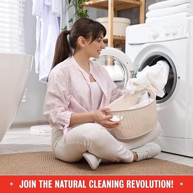 Rebel Green Organic Laundry Detergent - Natural Laundry Soap - Liquid Laundry Detergent with Dispenser Cup - Gentle Laundry Detergent - Fresh Lavender & Grapefruit Scent - 68 Load Bottles, 2 Pack