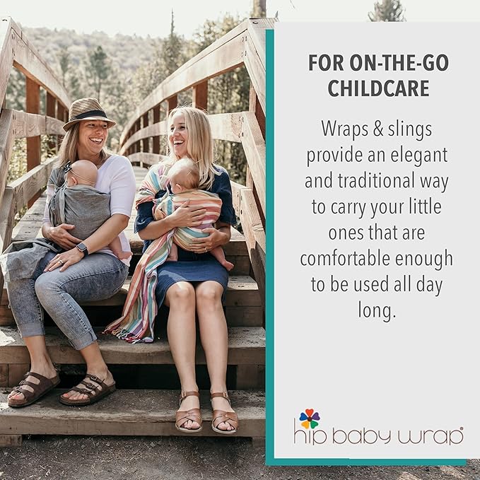 Hip Baby Wrap Ring Sling Baby Carrier for Infants and Toddlers - Beautiful, 100% Soft Cotton Baby Wraps Carrier For Babies 8-35 lbs - Perfect Baby Shower Gifts Moms And Dads - Nursing Cover (Midnight)