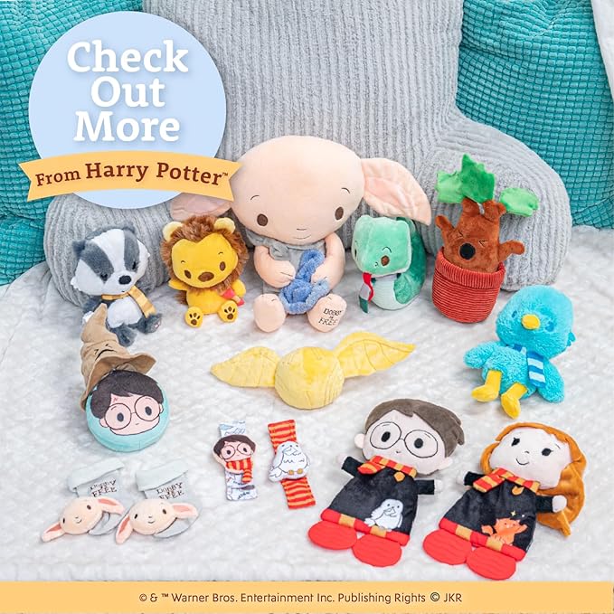 Harry Potter Dobby Plush Clip On Sensory Toys for Toddlers 1-3, Halloween Baby Toys & Learning Toys for Kids, Soft Elf Plushie Baby Halloween Toys