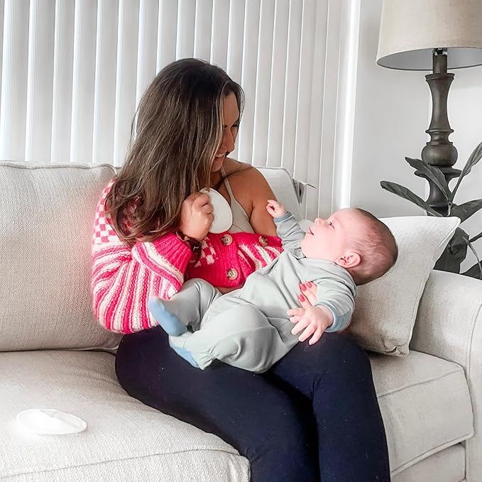 Ameda Washable Nursing Pads | 2 Pairs (4 Count) | Organic Nursing Pads | Breastfeeding Supplies | Reusable Breast Pads for Leaking Milk | Breastfeeding Pads | Viscose from Bamboo