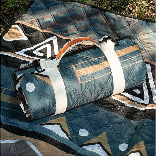 Genovega Waterproof Picnic Blanket Outdoor Camping Beach Mat Extra Large Foldable Car Essential Roadtrip Gadget Rv Accessories Glamping Tent Gear Must Haves Hiking Stuff Backpacking Necessities Gift