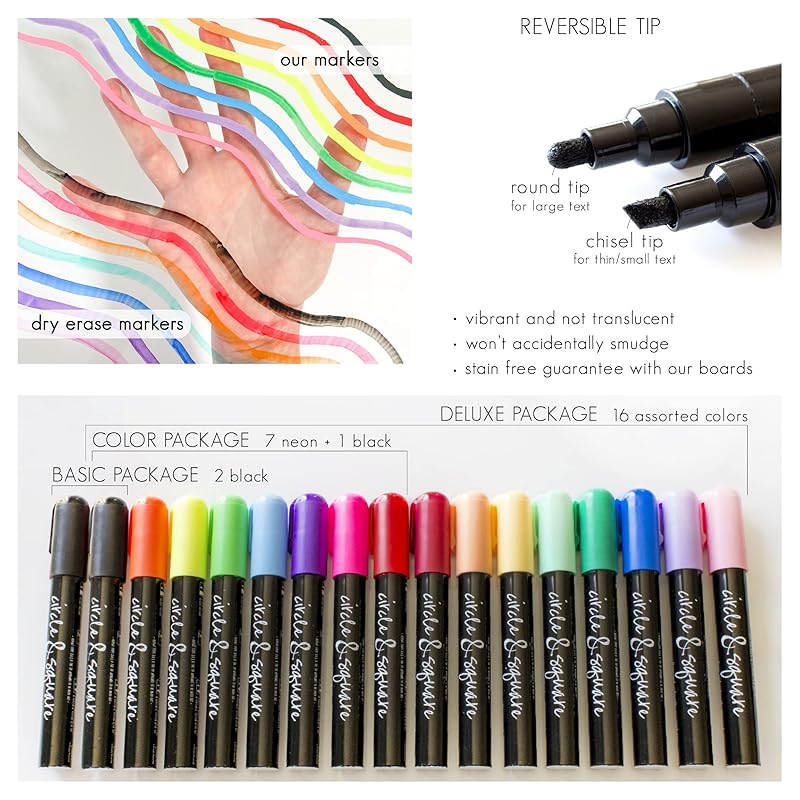 Personalized Dry Erase Wall Calendar with Custom To do list and Notes Organization Sections | Large Whiteboard Calendar (24" W x 18" H, Black Frame)