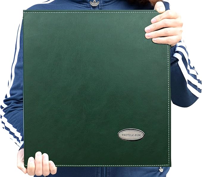 Self-Adhesive Photo Album, Dust-free, glue free and waterproof Scrapbook Album, Family album, Leather Cover, Hand Made DIY Albums Holds 3x5, 4x6, 5x7, 6x8,8x10 photos