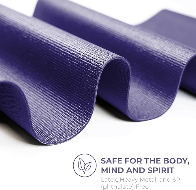 Sunshine Yoga Voyage Yoga Mat, 10 Pack, 72" x 24" Professional Studio and Gym Bulk Yoga Mats, 5mm Thick, Durable, Anti-Tear, Non Slip Fitness and Exercise Mats