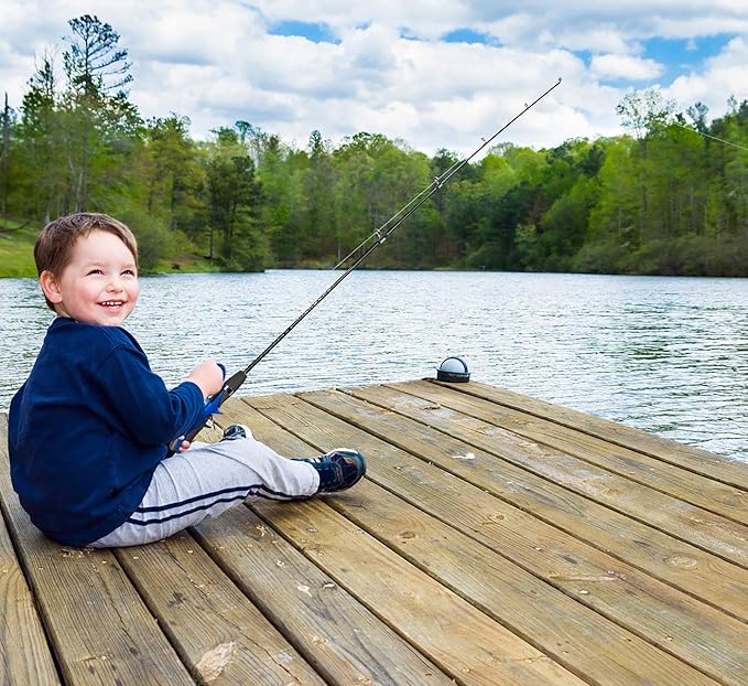 Urban Deco Kids Fishing Pole Set Portable Telescopic Kids Fishing Rod and Reel Combo Kit with Tackle Box for Beginners, Boys,Girls,Youth,Children