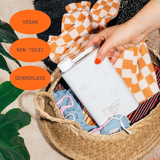 DedCool Liquid Laundry Dedtergent | Xtra Milk | Luxurious Fragrance Detergent | Removes Stains | Infused with Natural Essential Oils | Non-Toxic | 60 Washes | 32 fl oz