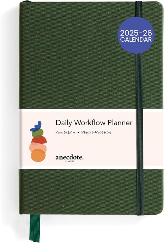 Anecdote 2026 Planner: A Monthly, Weekly & Daily Planner 2026 for Planning Your Success - A5 Size Hardcover Start Anytime and Achieve your Goals - Evergreen