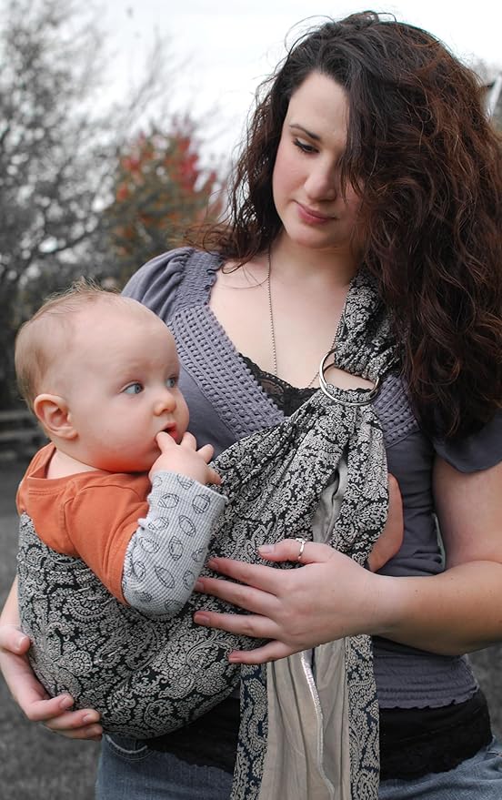 Lite-on-Shoulder Ring/Pouch Baby Sling Fish Tail