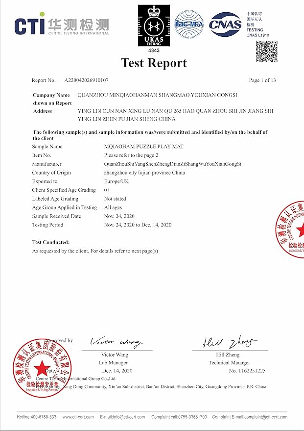 MQIAOHAM® 18 Pieces Puzzle Play Mats, Soft Baby Play Mat, Kids Interlocking Foam Floor Tiles, Toddlers Carpet Playmats G301018-107