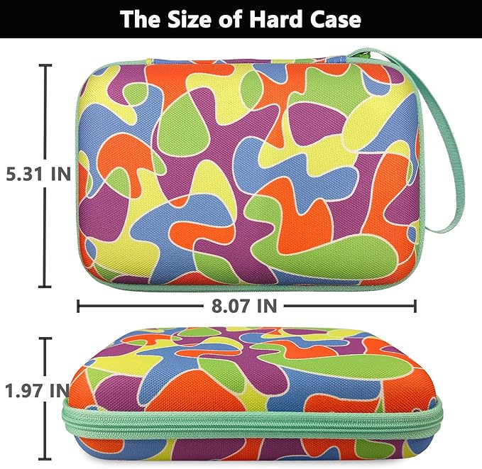 Case Compatible with Giiker Super Slide Brain Games, Protective Storage Bag Holder for Giiker Brain Teaser Puzzles Games Toys (Only Case) (Multicolor)