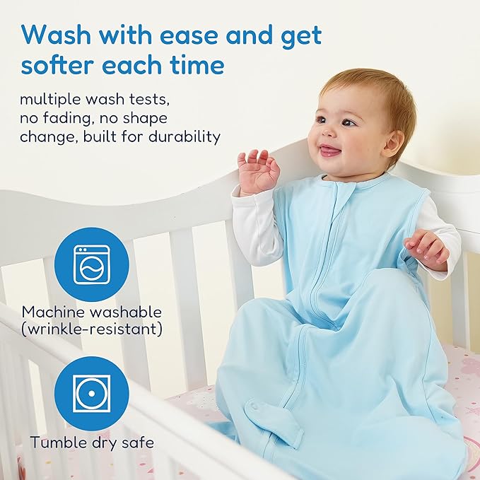 TotAha Sleep Sack 12-18-24 Months 3 Pack, Buttery Soft, Safe Wearable Blanket Baby, Sleeping Bag for Baby with 2-way Zipper, 0.5 TOG