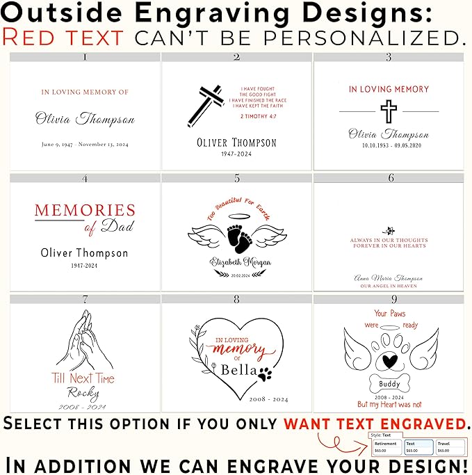 Miscarriage Memory Box Bamboo Wood - Loss of Baby Sympathy Gifts Unique, In Loving Memory Gifts Baby Loss Keepsake Box for Mother, Infant Memorial Gifts for Miscarriages Parents, Friends, 11x8x4.75 in