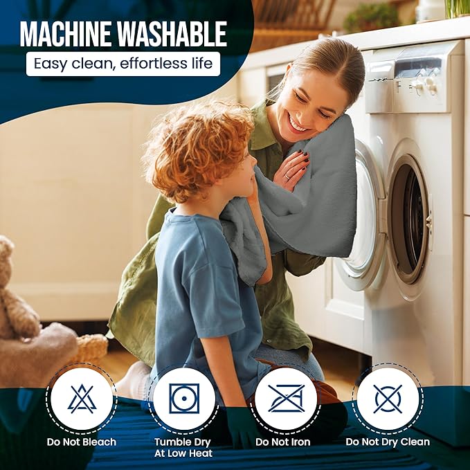 Utopia Bedding Waterproof Mattress Protector Twin XL Size, Premium Terry Mattress Cover 200 GSM, Breathable, Fitted Style with Stretchable Pockets (Gray)