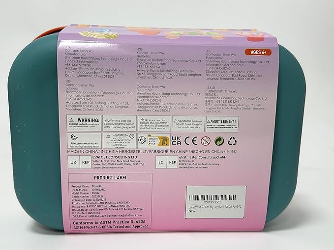 Ice Cream DIY Slime Kit for Girls, Glimmer Crunchy, Confetti Slime Making Kit for Girls, Butter, Foam, Cloud Slime with Add-ins, Foam Balls, Charms, Party Favors Gift Toys for Kids 6-12