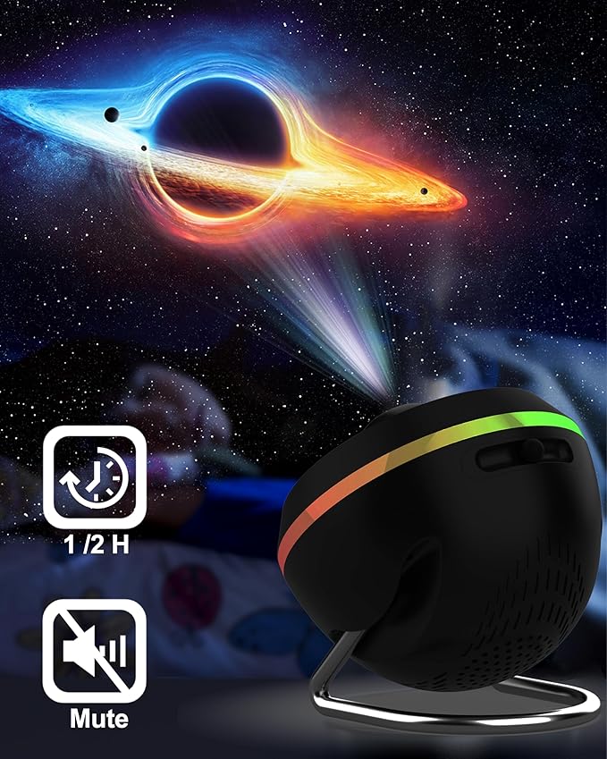 Galaxy Projector - 13 in 1 Planetarium Star Projector - Solar System Projector for Kids Bedroom Ceiling Decor - Realistic Starry Sky Night Light with Timer, Dynamic Meteor, RGB Lighting Effects