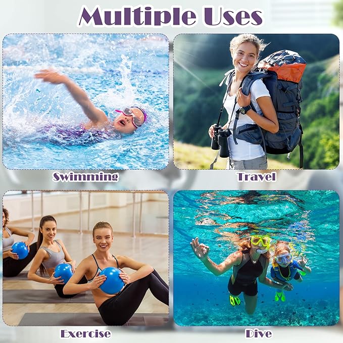 Shappy 2 Pcs Large Travel Laundry Bag Washable Waterproof Wet Dry Large Dirty Clothes Bag Bathing Workout(Unicorn)