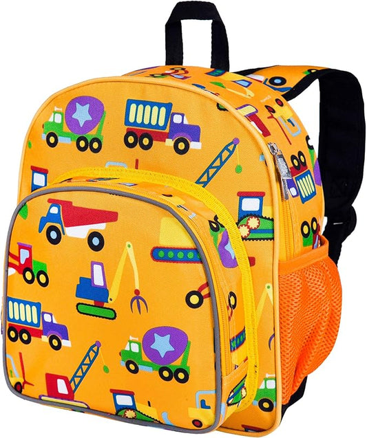Wildkin 12-inch Kids Backpack – Padded, Adjustable, Ideal for Daycare & Travel - Under Construction