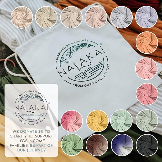Nalakai Ring Sling Baby Carrier, Soft Linen Baby Sling, Baby Wrap, Comfort, Style, and Giving Back - Carry Your Little One with Love