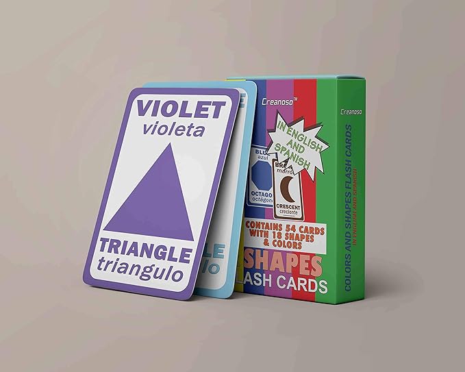 Creanoso US Schools and Learning Flash Cards Series (2-Deck)