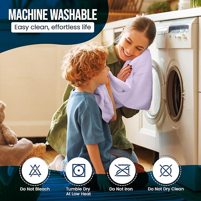 Utopia Bedding Waterproof Mattress Protector Twin Size, Premium Terry Mattress Cover 200 GSM, Breathable, Fitted Style with Stretchable Pockets (Lavender)