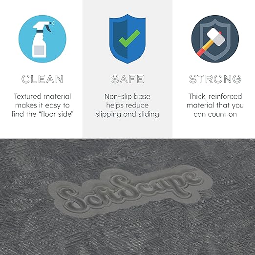 Factory Direct Partners 13799-NVPB SoftScape Toddler Playtime Junction 360 Climber, Indoor Active Play Structure (4-Piece) - Navy/Powder Blue