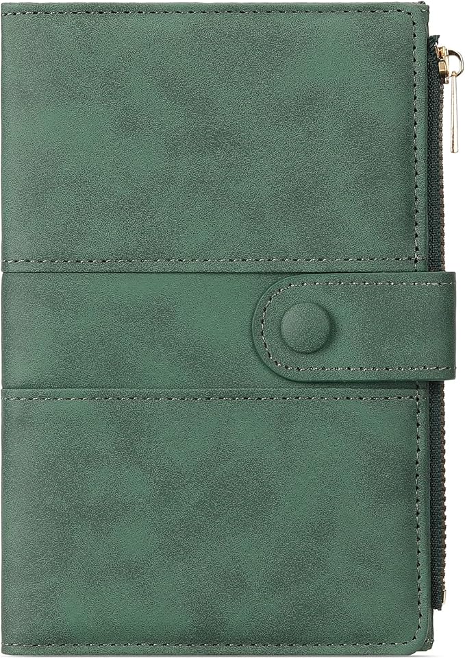 Passport Holder for Travel Rfid Passport Wallet for Women Men with Zipper Pocket Pen Sim Card Holders Slim Travel Accessories