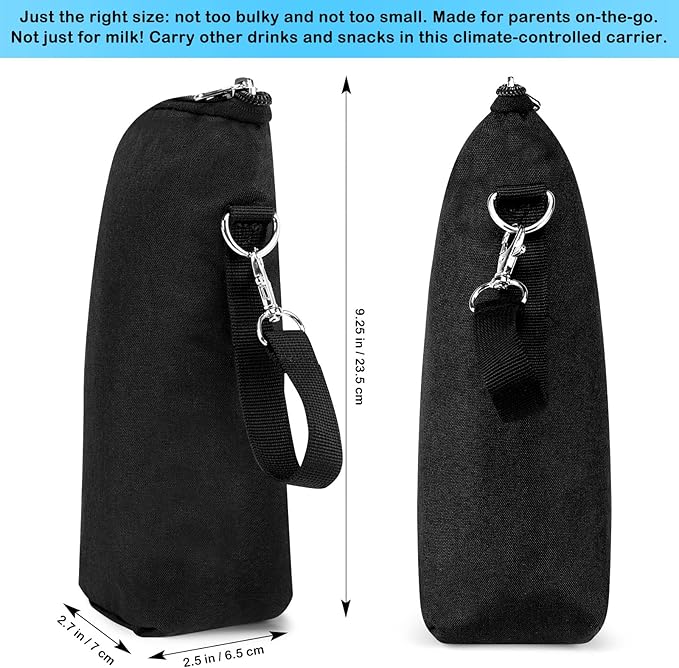 Accmor Baby Bottle Cooler Tote Bags, Insulated Breastmilk Cooler Bag, Nursing Bottle Cooler Warmer Bag for Nursing Mom Daycare Travel
