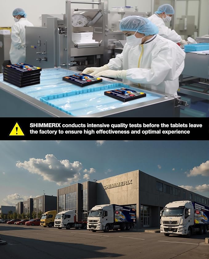 Dishwasher Cleaner Deodorizer Descaler Tablets - 56 Tabs - 1 Plus Year Supply - Extra Scented Deep Cleaning Sanitizer Pods - Remove Hard Water - Contain Citric Acid Heavy Duty Septic Safe - Citrus