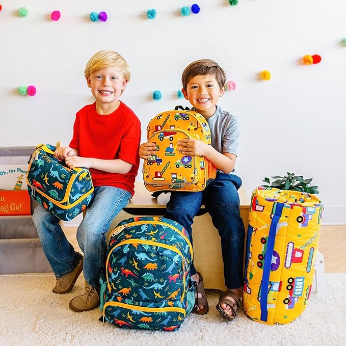 Wildkin 12-inch Kids Backpack – Padded, Adjustable, Ideal for Daycare & Travel - Under Construction