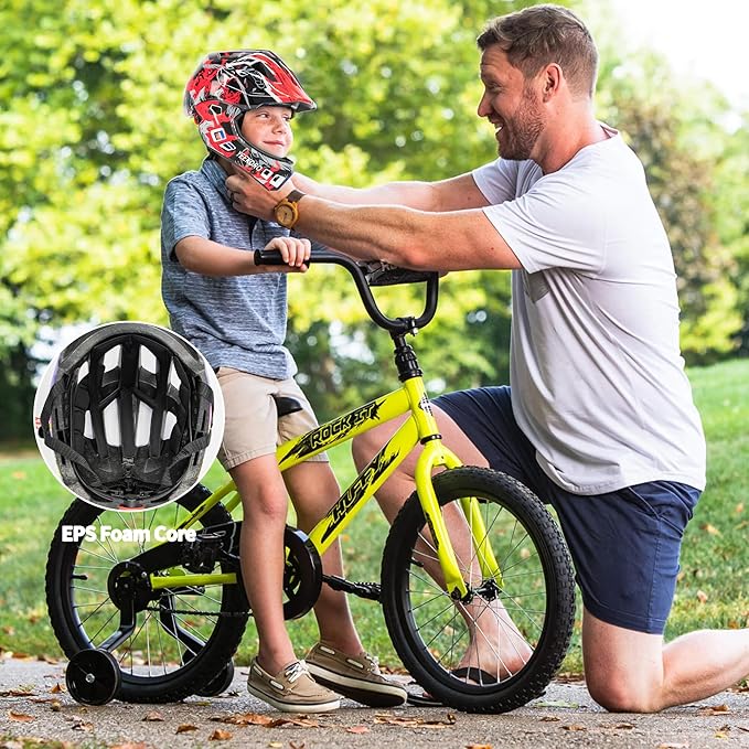 Kids Bike Helmet with Chin Guard, Adjustable Detachable Children’s Full Face Helmet for Girls and Boys, Cycling Helmets Skateboard, Scooter