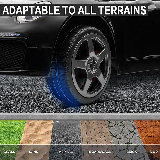 Licensed RUF CTR3 12V Kids Electric Car with Parent Remote Control, 2 Motors, 3 Speeds, LED Lights, MP3 Player | Battery Powered Ride-On Toy for Kids to Drive - Black