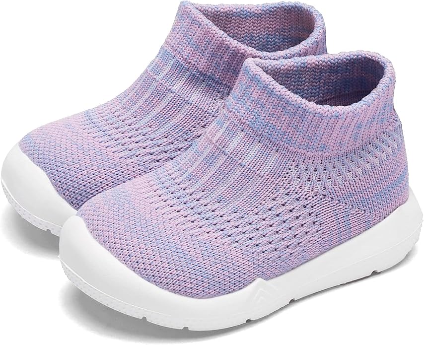 Engtoy Baby Shoes & Socks - Non-Slip Breathable Slippers with Soft Rubber Sole - Baby Boys & Girls Slip On Sneakers