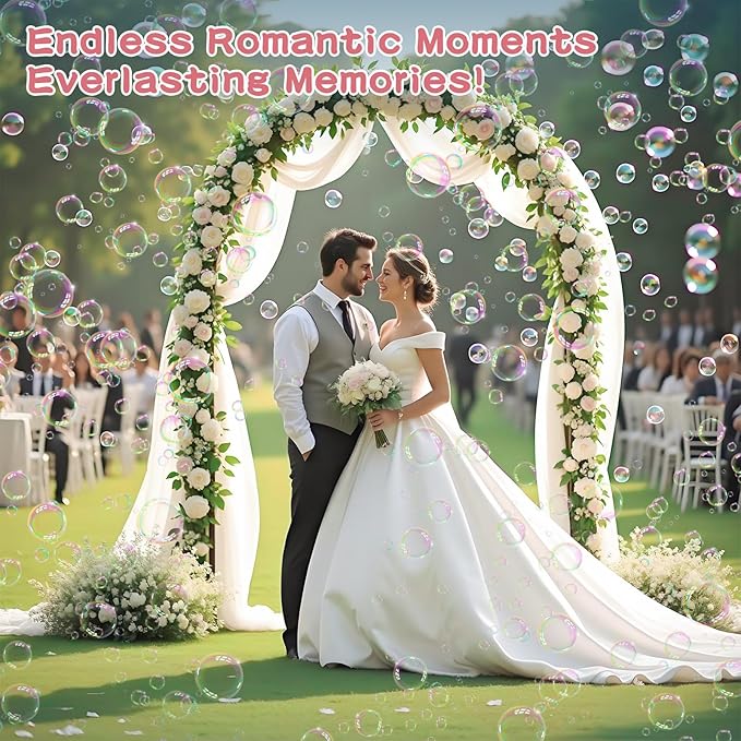 Bubble Machine Gun Kids Toys, Bubble Gun with Colorful Lights and Thousands Bubbles, Outdoor Toy Birthday Party Halloween Favors for Boys Girls Age 3 4 5 6 7 8 9 10 11 12 Years Old