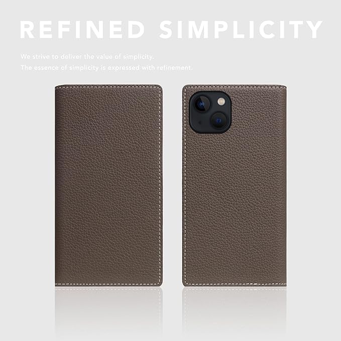 D8 Full Grain Leather Wallet Case for iPhone 15 Plus - [2-in-1] Handcrafted Detachable Diary Style with Magnetic MagSafe Back Cover, Gift Box Included (Etoffe Cream)