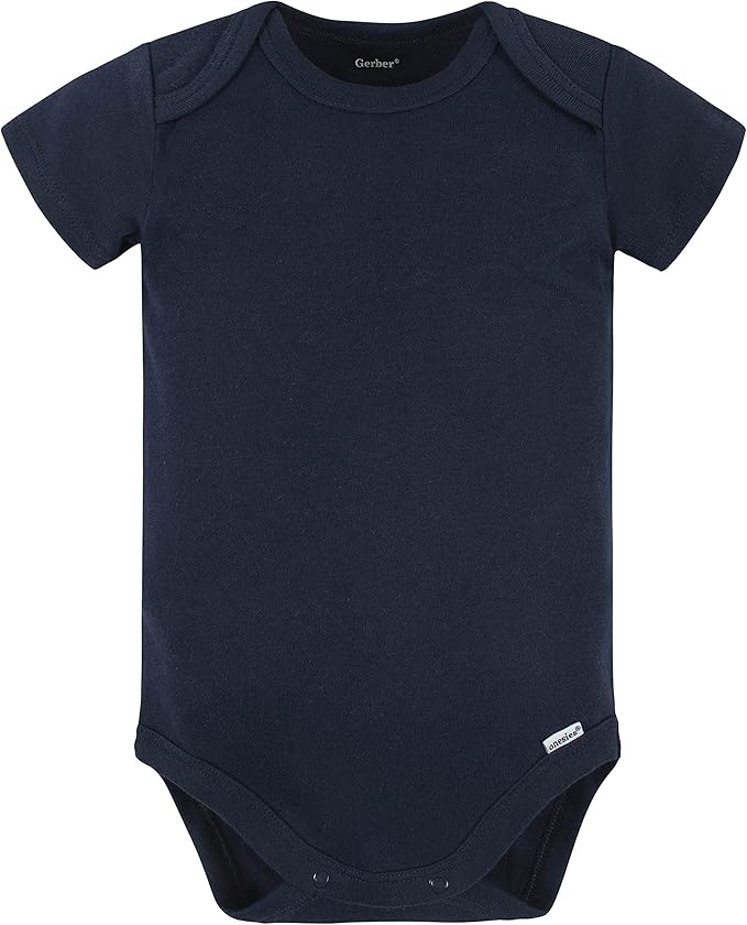 Gerber baby-boys 5 Pack Onesies Multi-packs Bundle Interlock 180 Gsm