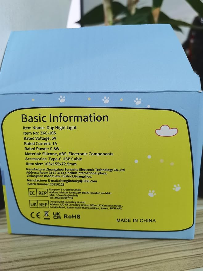 LOVERUIS Night Lights Squishy Light Dogs Colorful Night Light for Kids 1/3 Hours Timer Dimmable Puppy Gift Kid Dog Cute Decor