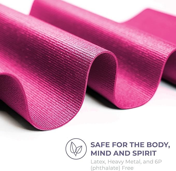 Sunshine Yoga Voyage Yoga Mat, 10 Pack, 72" x 24" Professional Studio and Gym Bulk Yoga Mats, 5mm Thick, Durable, Anti-Tear, Non Slip Fitness and Exercise Mats