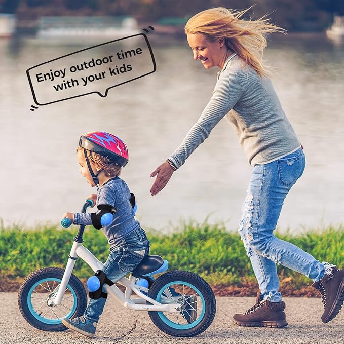 BOSONER Kids/Youth Knee Pad Elbow Pads for Roller Skates Cycling BMX Bike Skateboard Inline Rollerblading, Skating Skatings Scooter Riding Sports