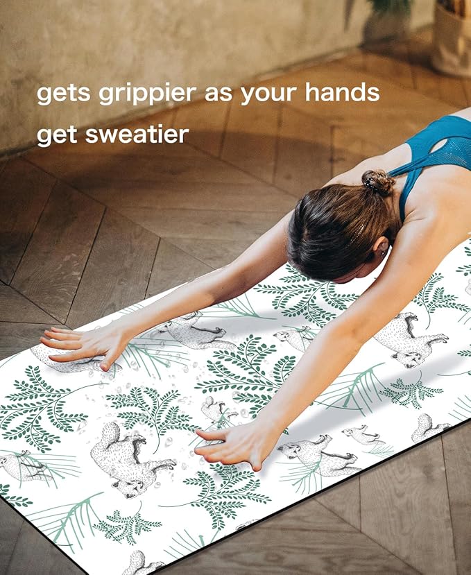 Non Slip Yoga Mat TPE Workout Mat for Men Women, Thick Workout Mat with Carrying Strap, Fitness Mats for Exercise, Yoga, Fitness, Pilates, Floor Workouts (72" x 24" x 6mm)