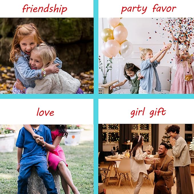 Friendship Bracelet Making Kit Toys, Ages 7 8 9 10 11 12 Year Old Girls Gifts Ideas, Birthday Present for Teen Girl, Arts and Crafts String Maker Tool, Bracelet DIY, Kids Travel Activity Set