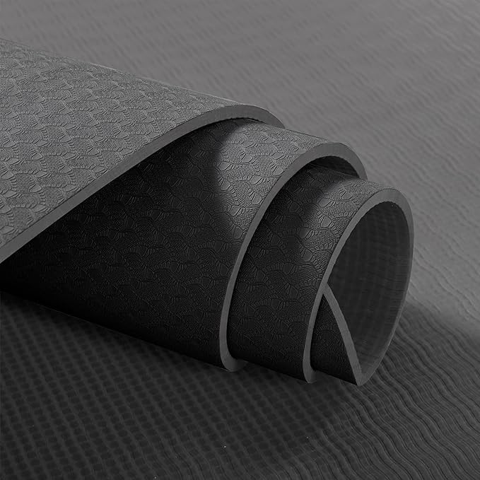 UMINEUX Yoga Mat Extra Thick 1/3'' & 2/5" Non Slip Yoga Mats for Women Eco Friendly TPE Fitness Exercise Mat with Carrying Sling & Storage Bag