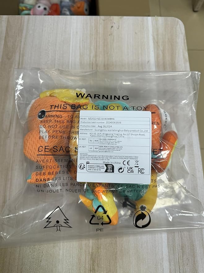 Koty Car Seat Toys, Spiral Car Seat Toy for Infant, Baby Stroller Toys Hanging Crib Activity Toy for CarSeat Crib Bed Stroller, Elephant Hanging Rattle Gifts for Babies 0-6 Months (Orange Elephant)